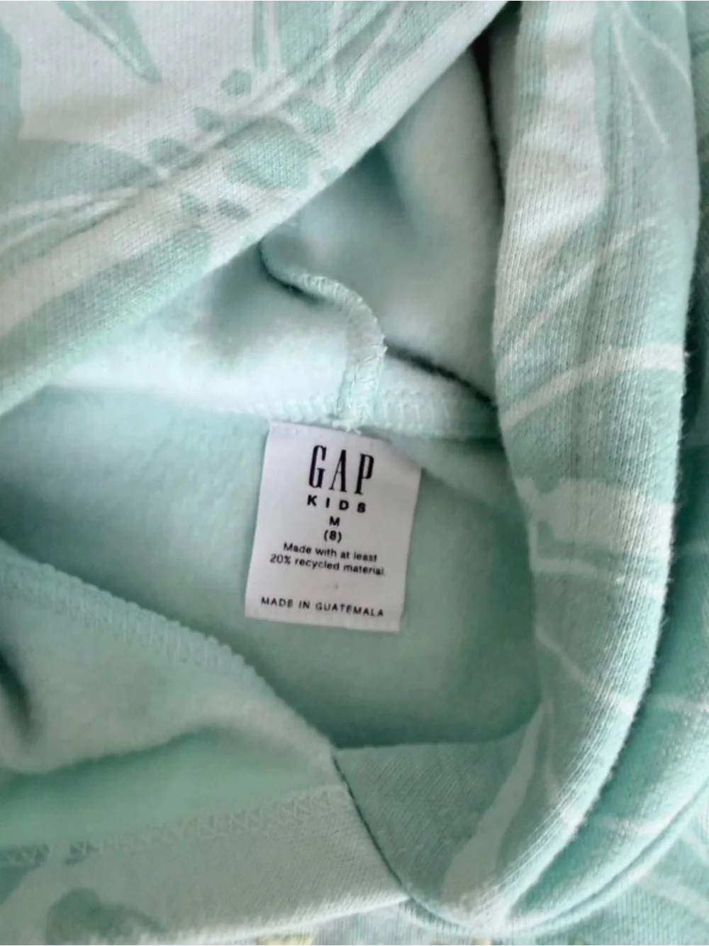 GAP Mint Green Floral Sweatshirt & Joggers Set